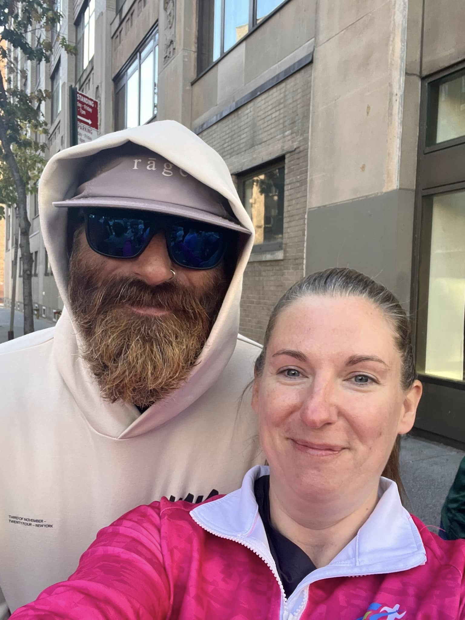 Todd and Melinda Wolfe at TCS New York City Marathon