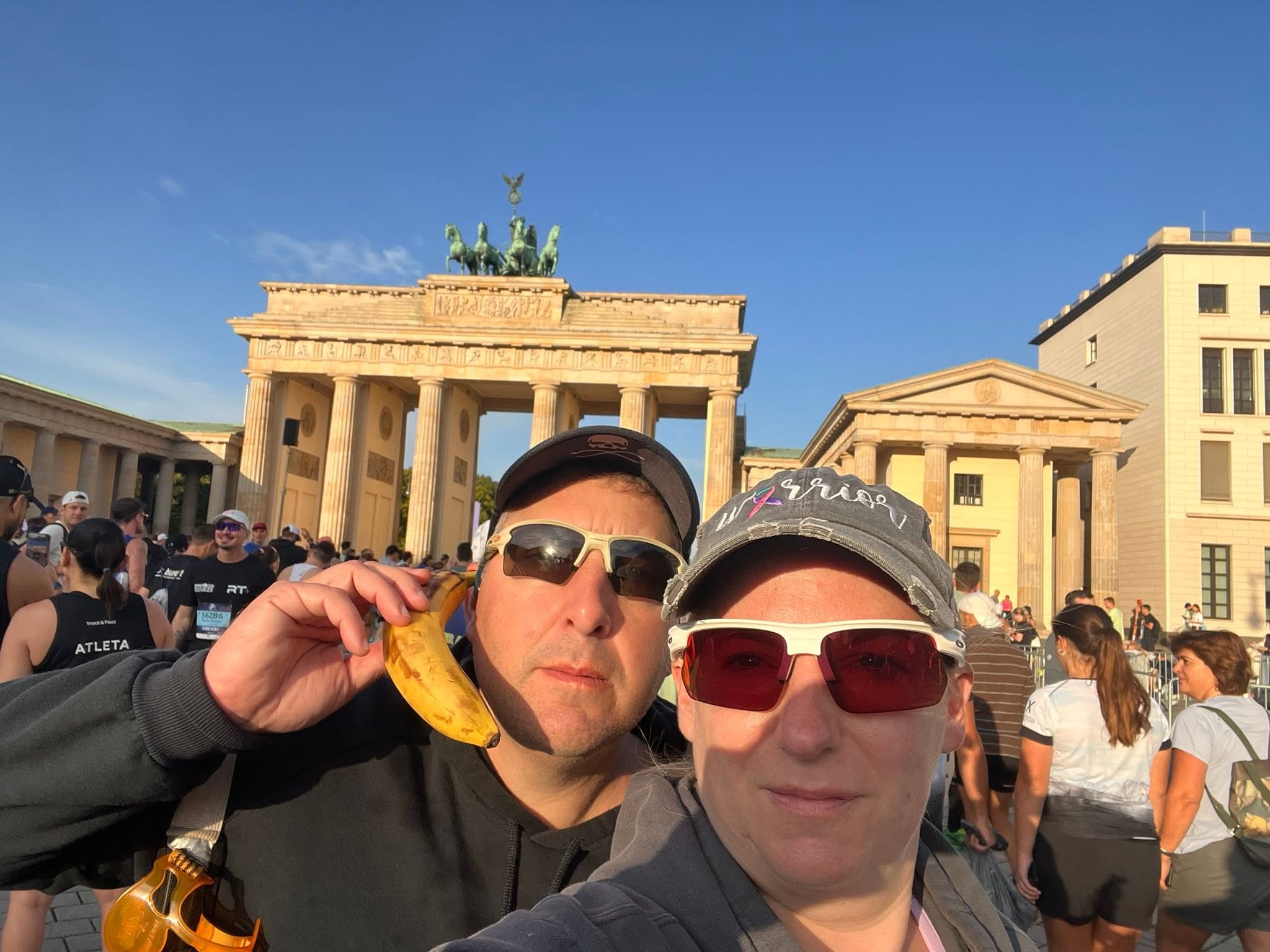 Todd and Melinda Wolfe at Berlin Marathon